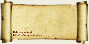 Tina Pavin vizit kartica